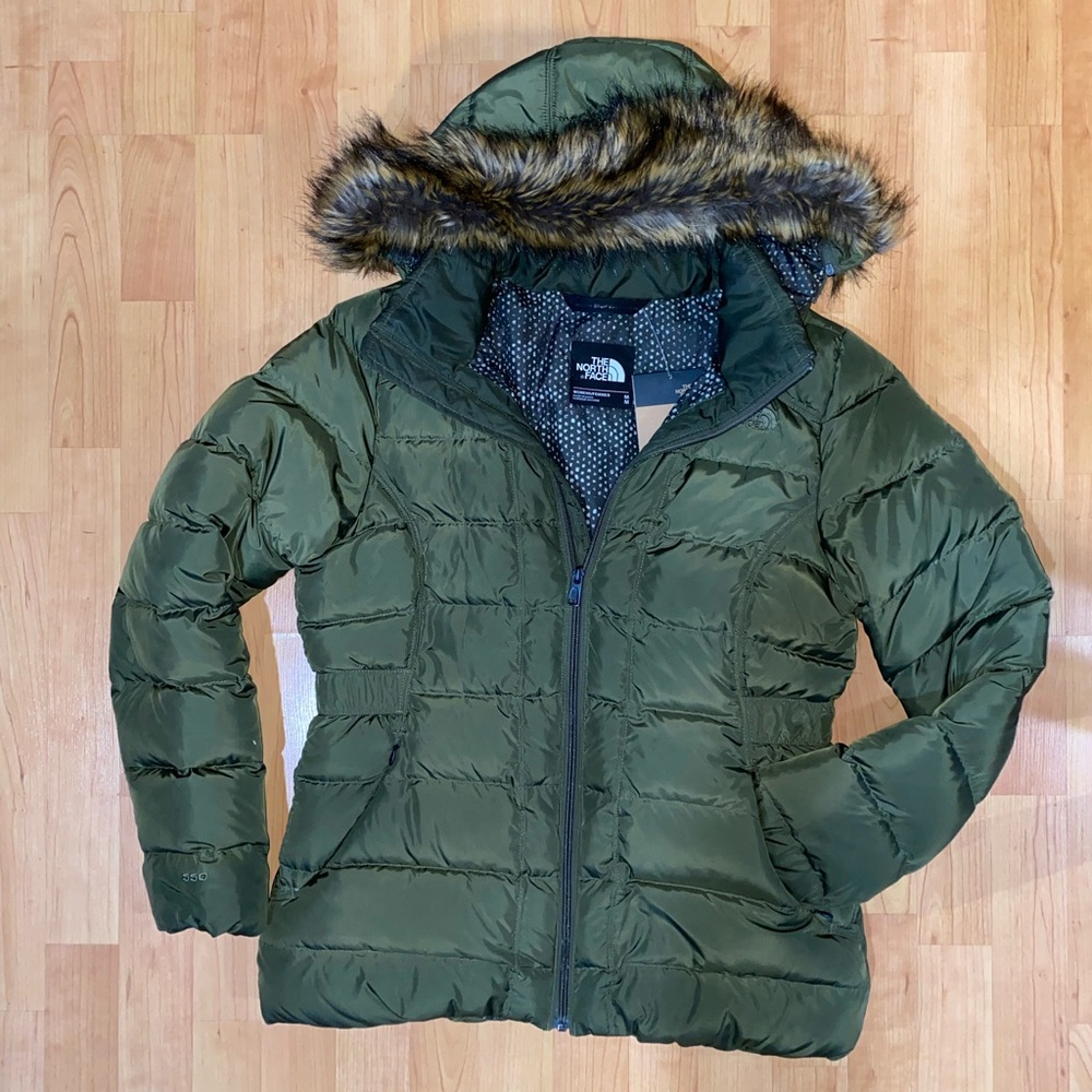 Brand new North Face Green Womens Size M winter coat